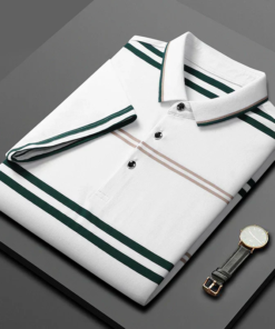 Men's Designer Striped Polo Shirt - 2025 Summer Fashion