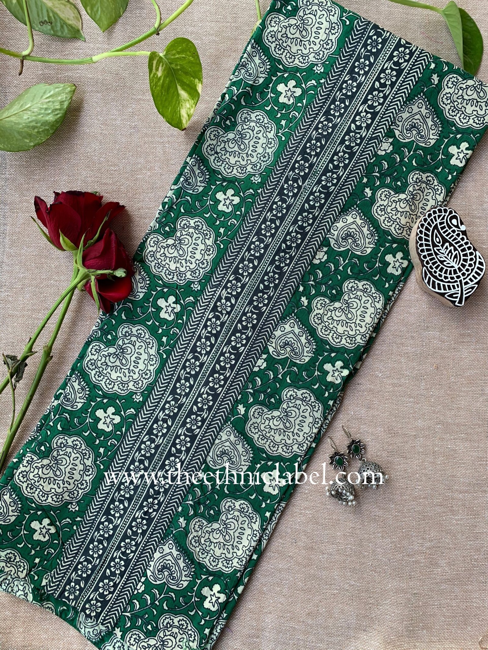 "Nagma" Bagru Cotton kurta - Image 3