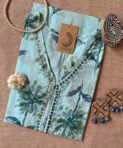 "Lara" Hand Work Cotton kurta