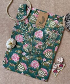 "Janya" Hand Work Cotton kurta