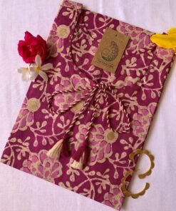 "Amaranthus" Embellish Floral Tassel Cotton Kurta
