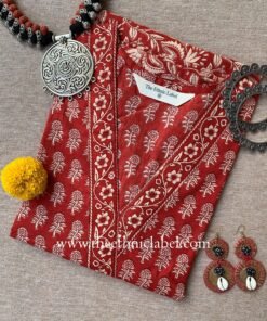 "Beena" Bagru Cotton kurta
