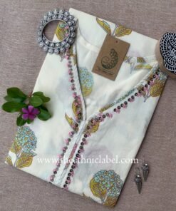 "Siya" Hand Work Cotton kurta