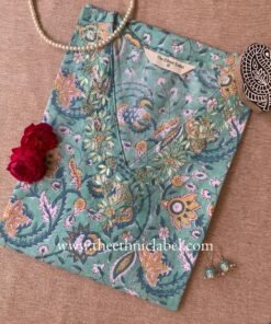 "Jasmine" Hand Work Cotton kurta