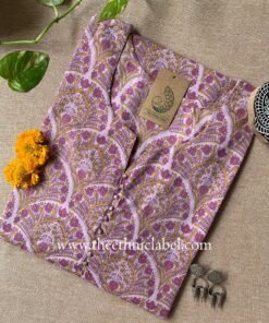 "Rubina" Buttoned Cotton kurta - Big Size