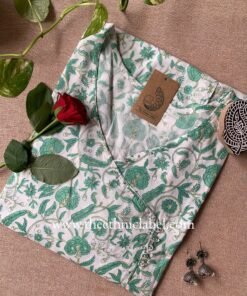 "Aaditri" Angrakha Cotton kurta - Big Size