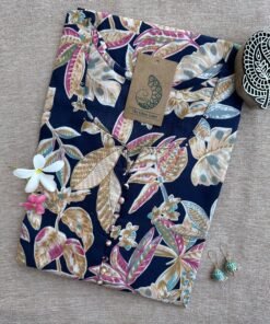 Aashi Floral Hand Block Printed Cotton kurta