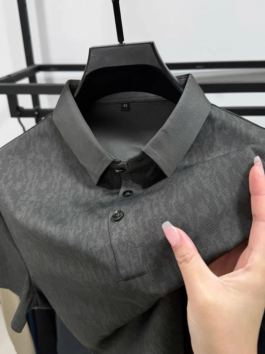 new trend lapel T-shirt comfortable and cool - Image 4