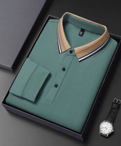 long sleeved men's polo shirt fashion new style