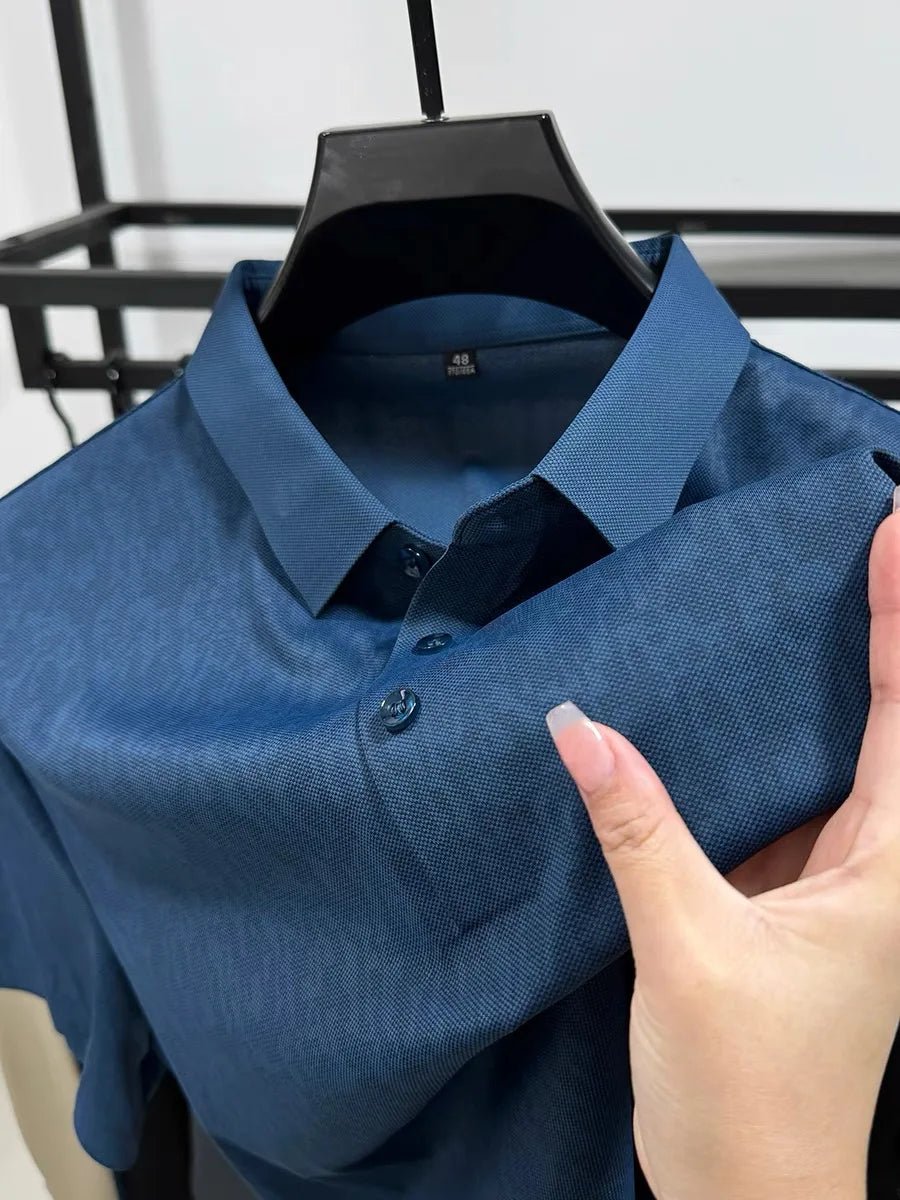 new trend lapel T-shirt comfortable and cool - Image 3