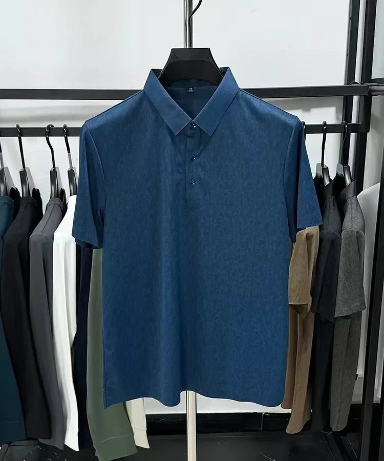 new trend lapel T-shirt comfortable and cool - Image 7