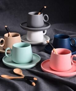 Attractive Matte Finished Set Of 6 Piece Tea Cup