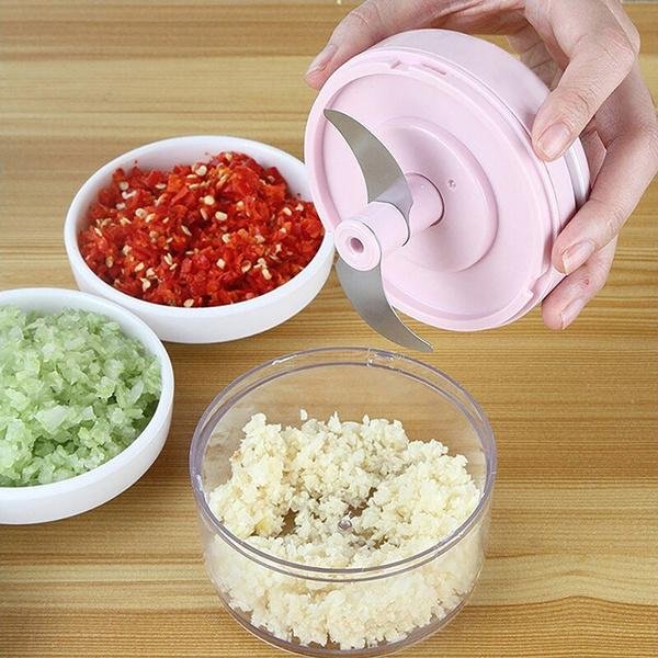 Electric Mini Garlic Chopper Meat Grinder Crusher for Nuts Fruits Vegetable Food - Image 2