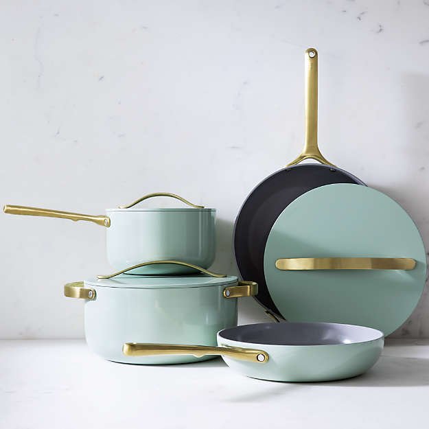Caraway Home Silt Green 7-Piece Non-Stick Ceramic Cookware Set - Image 2