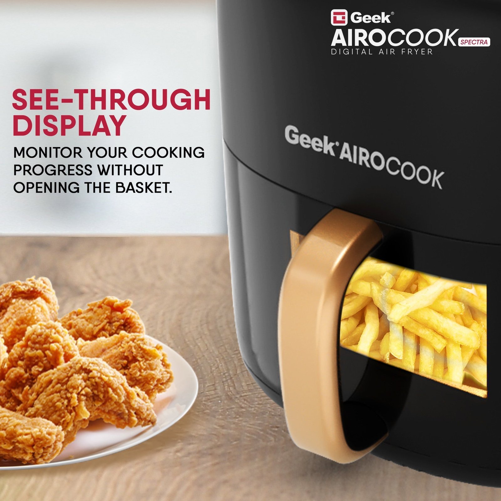 Airocook Spectra 5.5L Digital Air Fryer - Image 6