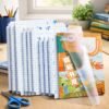 Self-adhesive transparent protective book cover (Pack of 30)