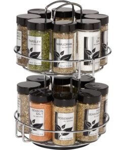 16 JAR REVOLVING SPICE RACK...