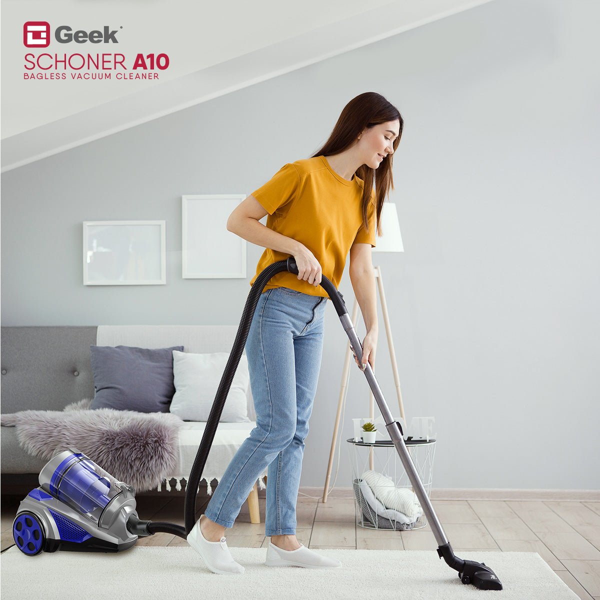 Schoner A10 1400W cyclonic Bagless Vacuum Cleaner - Image 8