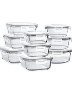 Glass Storage Containers with Lids set of all