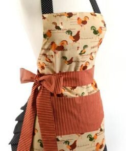 Peach Cotton Apron