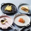 White Round Baking Plate