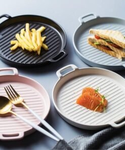 White Round Baking Plate