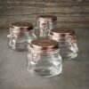 Weck glass jars set of 4