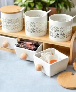 Ceramic Spice Jar Set