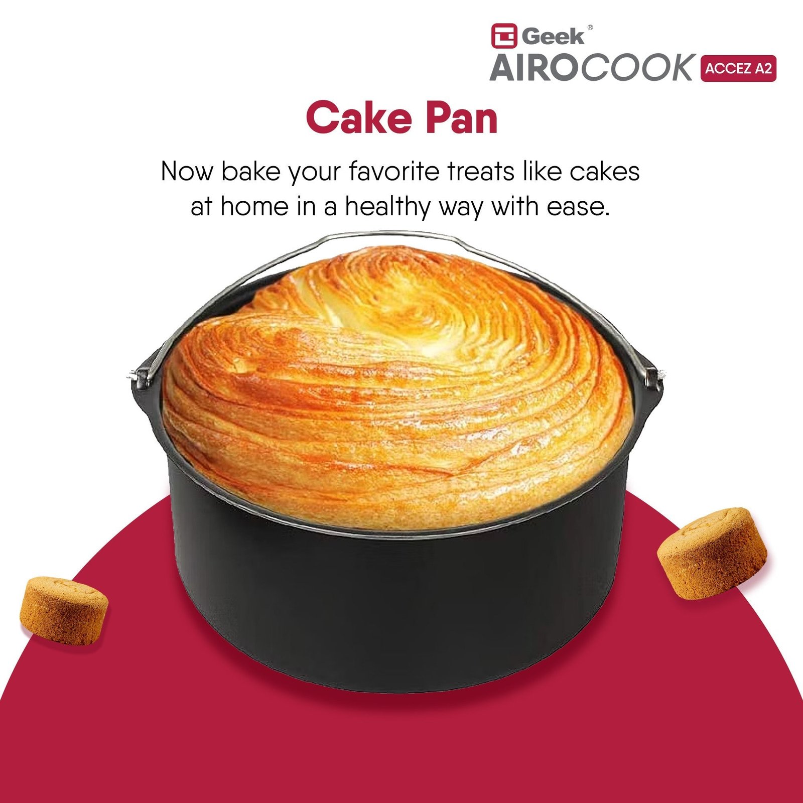 Airocook Accez A2 Air Fryer/Air Fryer Oven Accessories Kit - Image 4